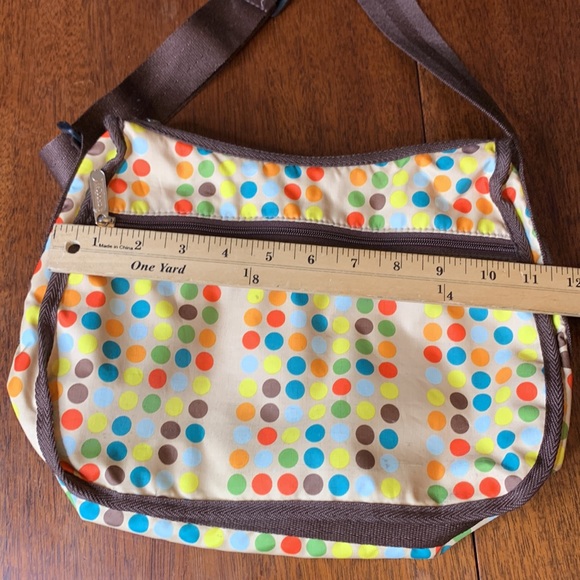 LeSportsac polka dot vintage crossbody - Picture 4 of 8